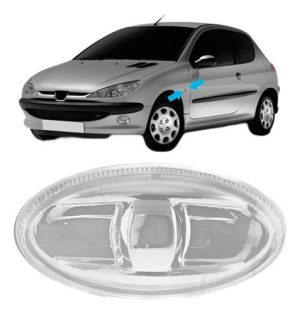 Pisca Seta Paralama Para Peugeot 206 Ano 04/11 Cristal Ld/le