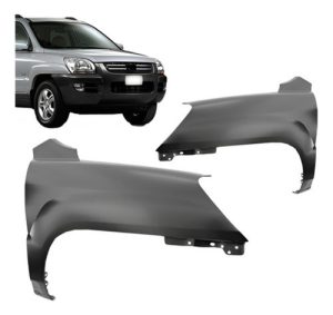 Par  Paralama Sportage 2005 2006 2007 2008 S/ Furo Moldura