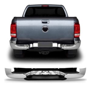 Parachoque Traseiro Amarok 2010/2017 Cromado S/furo Sensor