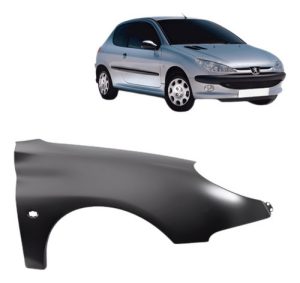 Paralama Peugeot 206 1999 00 01 02 03 04 A 2011 Lado Direito