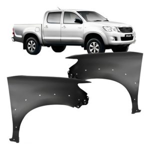 Par Paralama Hilux Srv / Sw4 2012 A 2015 C/ Furo Moldura