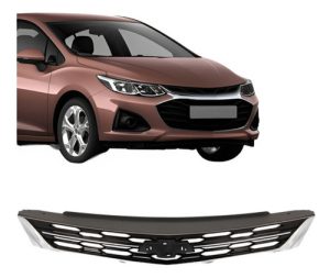 Grade Radiador Cruze 2017 18 2019 Inferior Com Friso Cromado