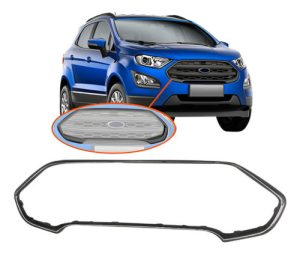 Moldura Grade Ecosport Radiador 2017 2018 2019 Cinza Escuro