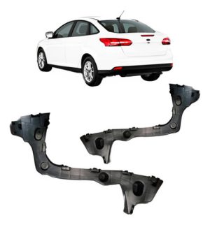 Par Suporte Parachoque Traseiro Focus Sedan 2016 2017 2018