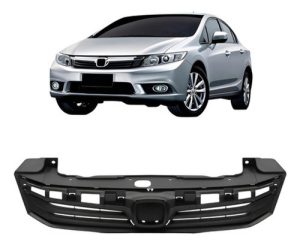 Grade Radiador Civic 2012 A 2015 Sem Moldura
