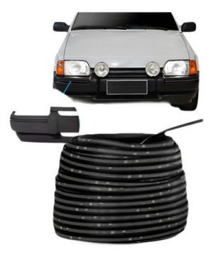 Protetor Parachoque Escort 1987 A 1992 Cor Preto 50 Metros