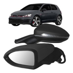 Par Retrovisor Golf 2014 A 2018 Eletrico Retratil Com Pisca