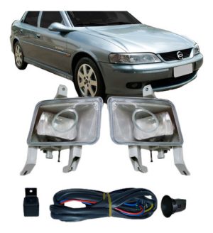 Kit Farol Milha Auxiliar Neblina Vectra 2000 À 2005