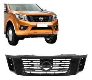 Grade Radiador Nissan Frontier 2017 2018 Preto Texturizado