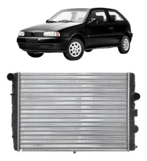 Radiador Gol G2 G3 G4 1995 A 2008 1.0 8/16v Com Ar Manual