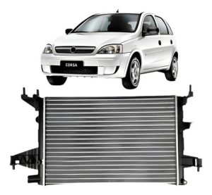 Radiador Corsa Montana 2003 04 05 06 07 08 09/2012 Manual