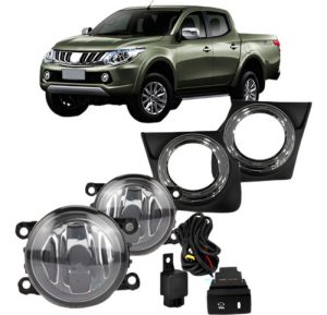 Kit Farol Milha Auxiliar Triton Sport 2016 À 2018 Aro Croma