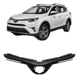Grade Central Do Parachoque Toyota Rav4 2017 A 2018 Cromado