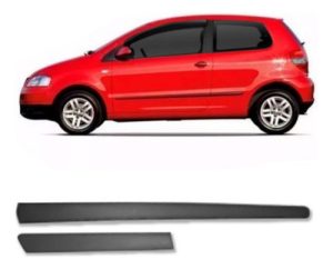Jogo Friso Lateral Fox 2pts 2004 05 06 07 08 2009 4pcs Preto