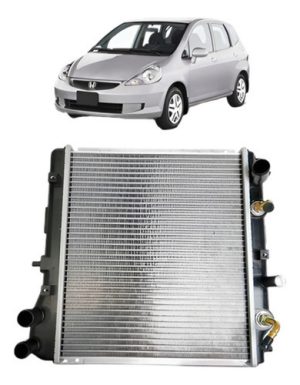 Radiador Fit 2004 2005 2006 2007 2008 1.4/1.5 16v Com Ar