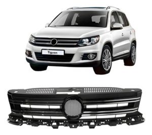 Grade Radiador Suv Volks Tiguan 12 A 2015 Com Friso Cromado