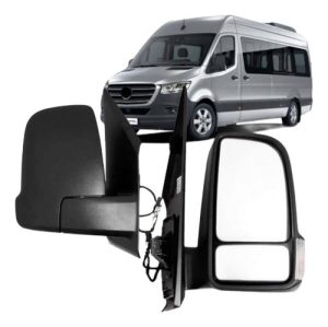 Par Retrovisor C/ Pisca Capa Texturizada Sprinter 20 A 22
