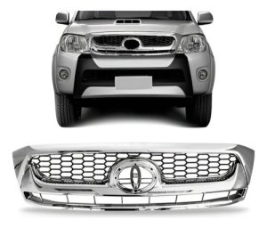 Grade Radiador Hilux Srv 2009 2010 2011 Toda Cromada