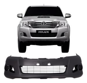 Parachoque Dianteiro Hilux Srv 2012 A 2016 S/ Furo C/ Grade