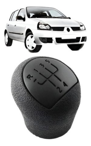 Manopla Bola Cambio Clio Cor Cinza