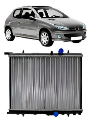 Radiador Peugeot 206 2004 2005 2006 2007 2008 2009 2010