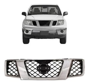 Grade Radiador Nissan Frontier 2007 08 A 2013 Friso Cromado
