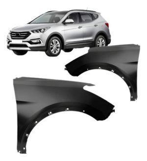 Par Paralama Para Hyundai Santa Fé 2014 2015 2016 2017 2018
