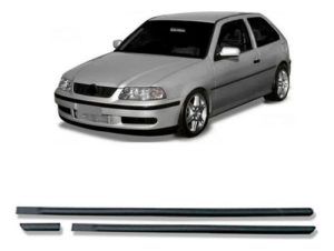 Jogo Friso Lateral Gol G3 2pts 1999 00 01 A 2003 6pcs Preto