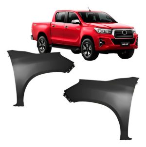 Par Paralama Hilux Cabine Dupla S/furo Pisca 2016 A 2022