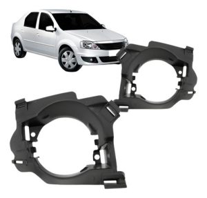 Par Suporte Farol Milha Auxiliar Logan 2010 2011 2012  2013