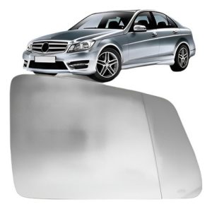 Lente Retrovisor Mercedes C180 C200 10 11 12 13 14 Direita.
