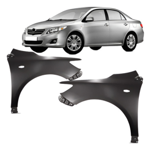 Par Paralama Para Toyota Corolla 2009 A 2013 C/ Furo Pisca