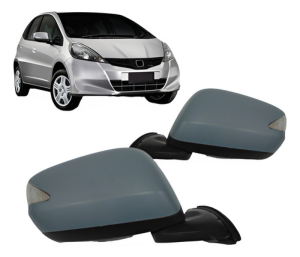 Par Retrovisor Eletrico Retratil Fit Com Pisca 2009 A 2014