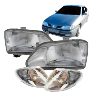 Kit Farol Scenic Megane 1996 A 1999 Com Par Piscas