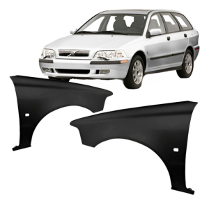 Par Paralama Volvo S40/ V40 1996 A 2000 Com Furo