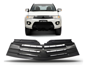 Grade Radiador Triton 2015 2016 Cromada Cinza