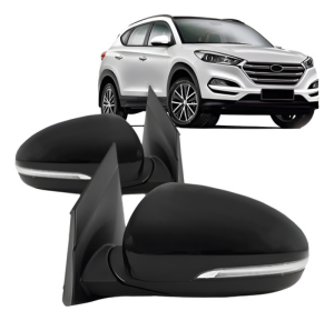Par Retrovisor Tucson 2017 A 2024 Eletrico Retratil C/ Pisca